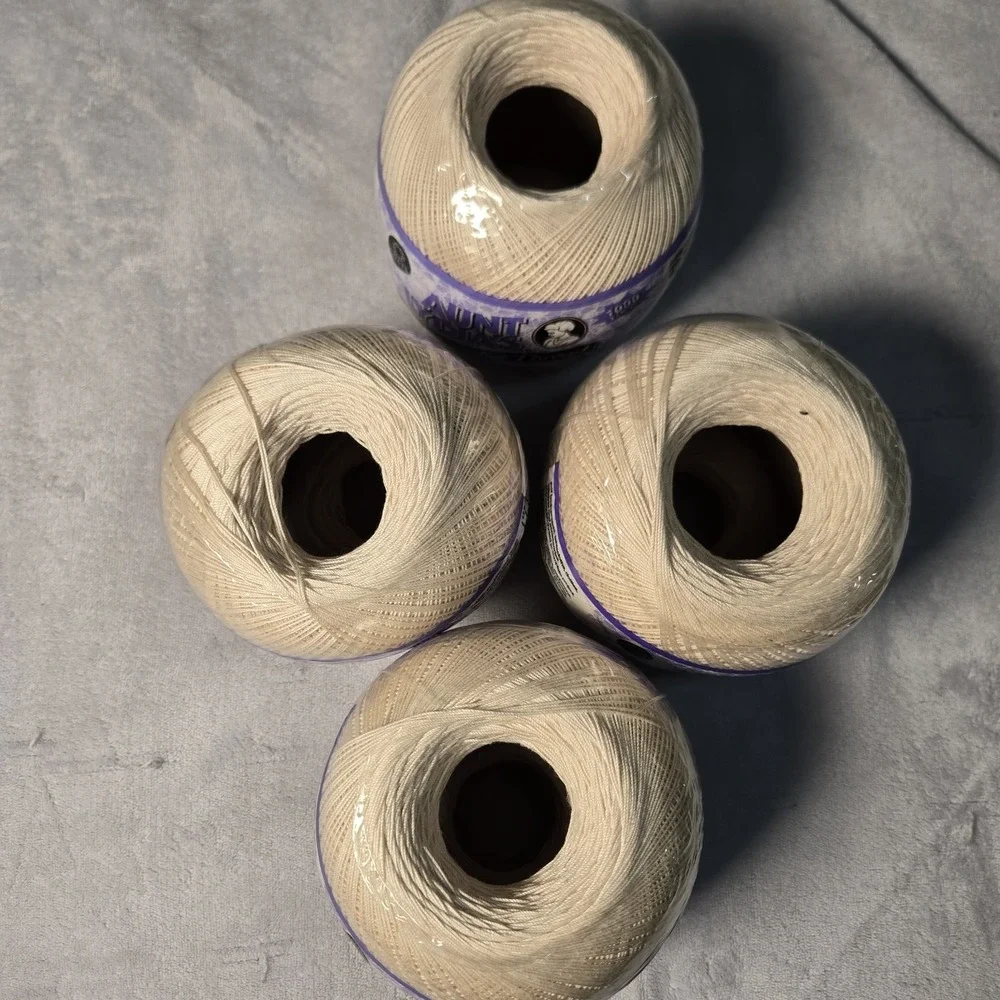 Aunt Lydias Crochet Thread Size 10 Lot Of 4 NEW‎